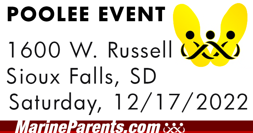 Marine Corps Poolee Function Family Day Saturday December 17, 2022 1-4 PM Central Time Sioux Falls, SD Marine Corps Poolee Function Family Day Saturday December 17, 2022 1-4 PM Central Time Sioux Falls, SD