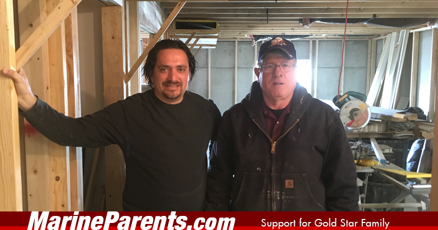 MarineParents.com Repairs Gold Star Family home