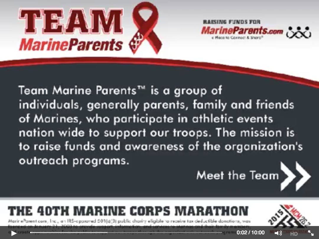 Team Marine Parents MCM Slideshow