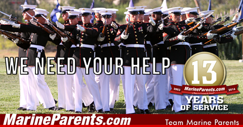 Team Marine Parents Participants Need Your Help!