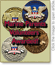 Marine Parents Volunteers Awarded