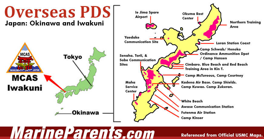 us bases in japan map Marine Corps Bases In Japan General Information us bases in japan map