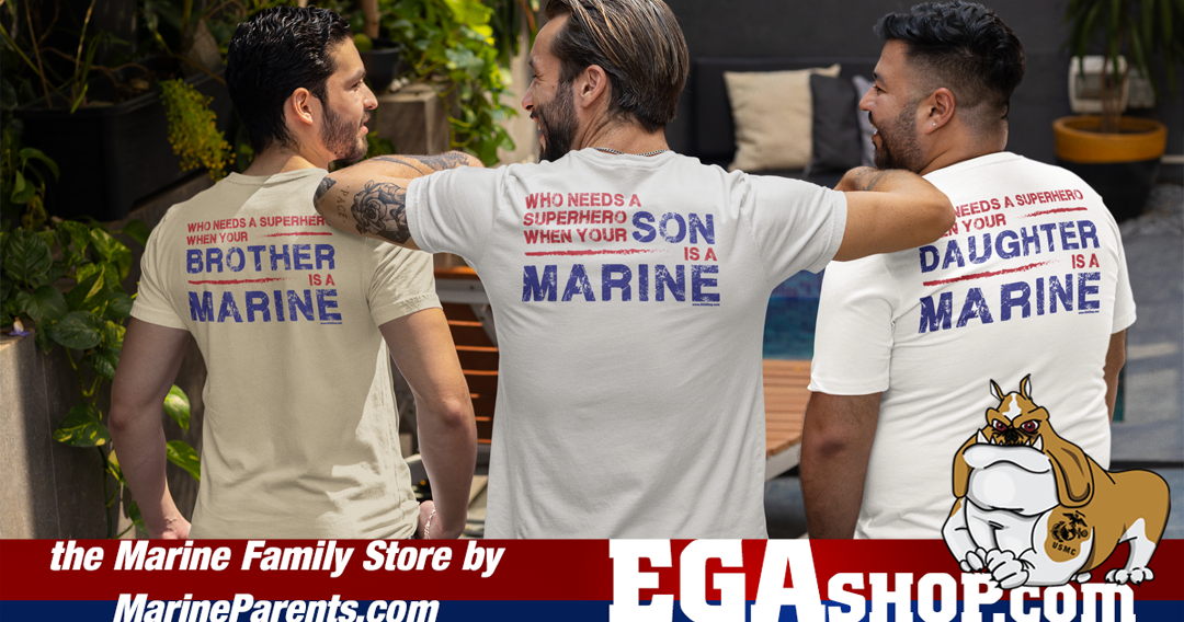 Who needs a superhero when your son is a Marine?