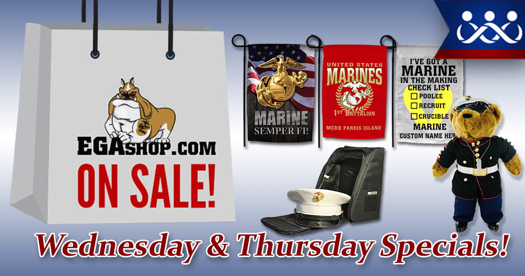 Wednesday and Thursday Specials at the EGA Shop!