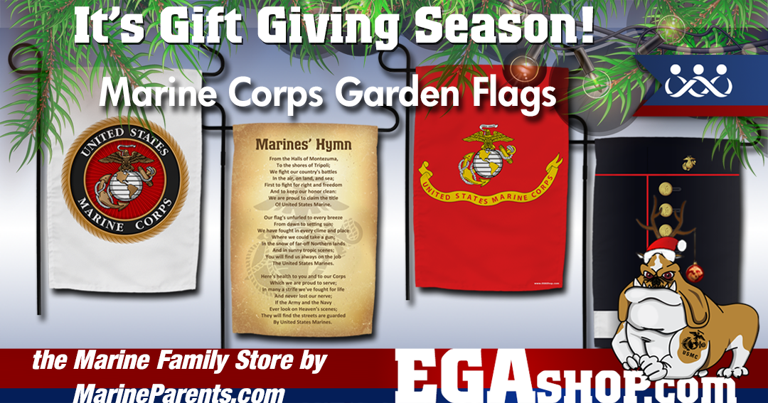 Marine Corps Gifts: Garden Flags!