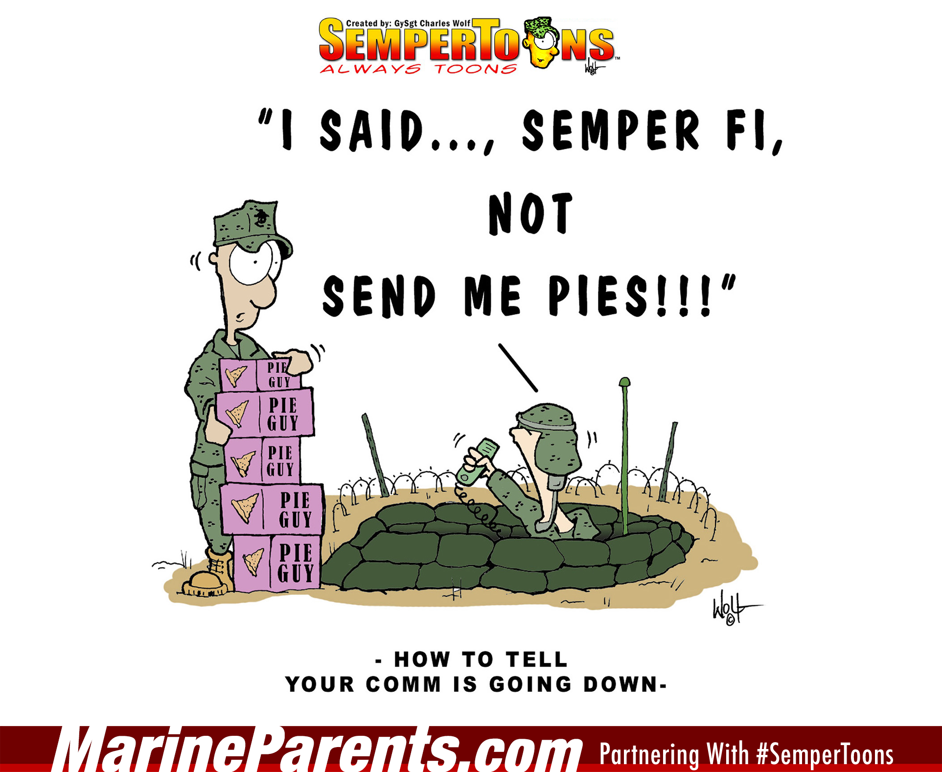Semper Toons Send Pies