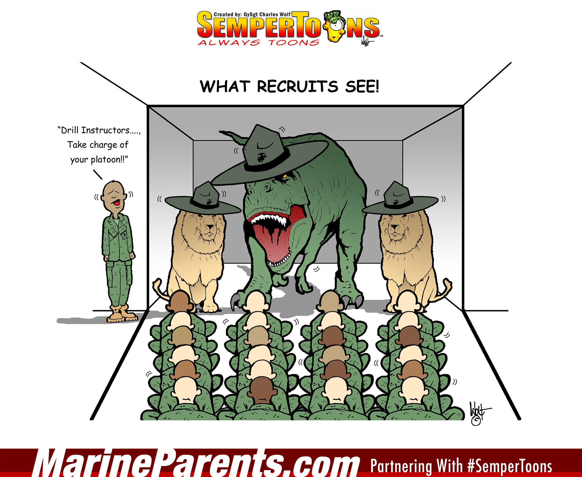Semper Toons What Recruits See