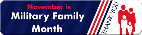 Military Family Month banner