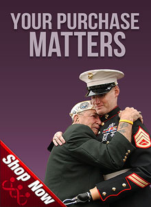 Your Purchase Matters OPP vertical banner, no text