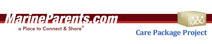 Care Package Project Newsletter Banner