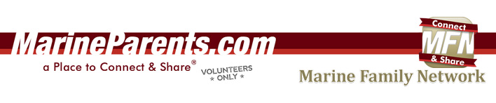 Marine Family Network Volunteer Newsletter Banner