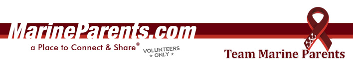 Team Marine Parents Volunteer Newsletter Banner