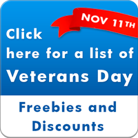 Veterans' Day Specials slide