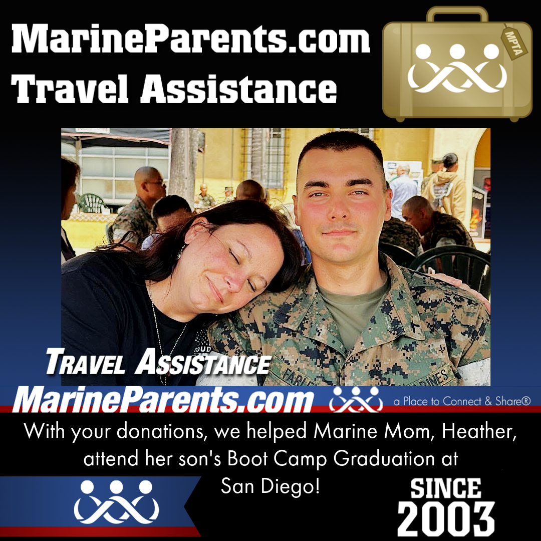 MPTA Helps Marine Mother, Heather, Attend Graduation