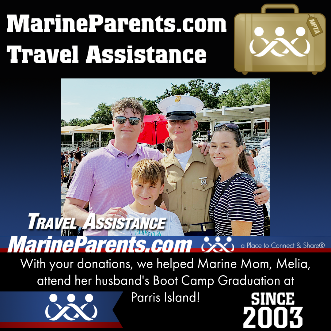 MPTA Helps Marine Mother, Melia, Attend Graduation
