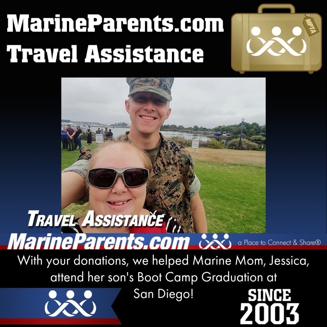 MPTA Helps Marine Mother, Jessica, Attend Graduation