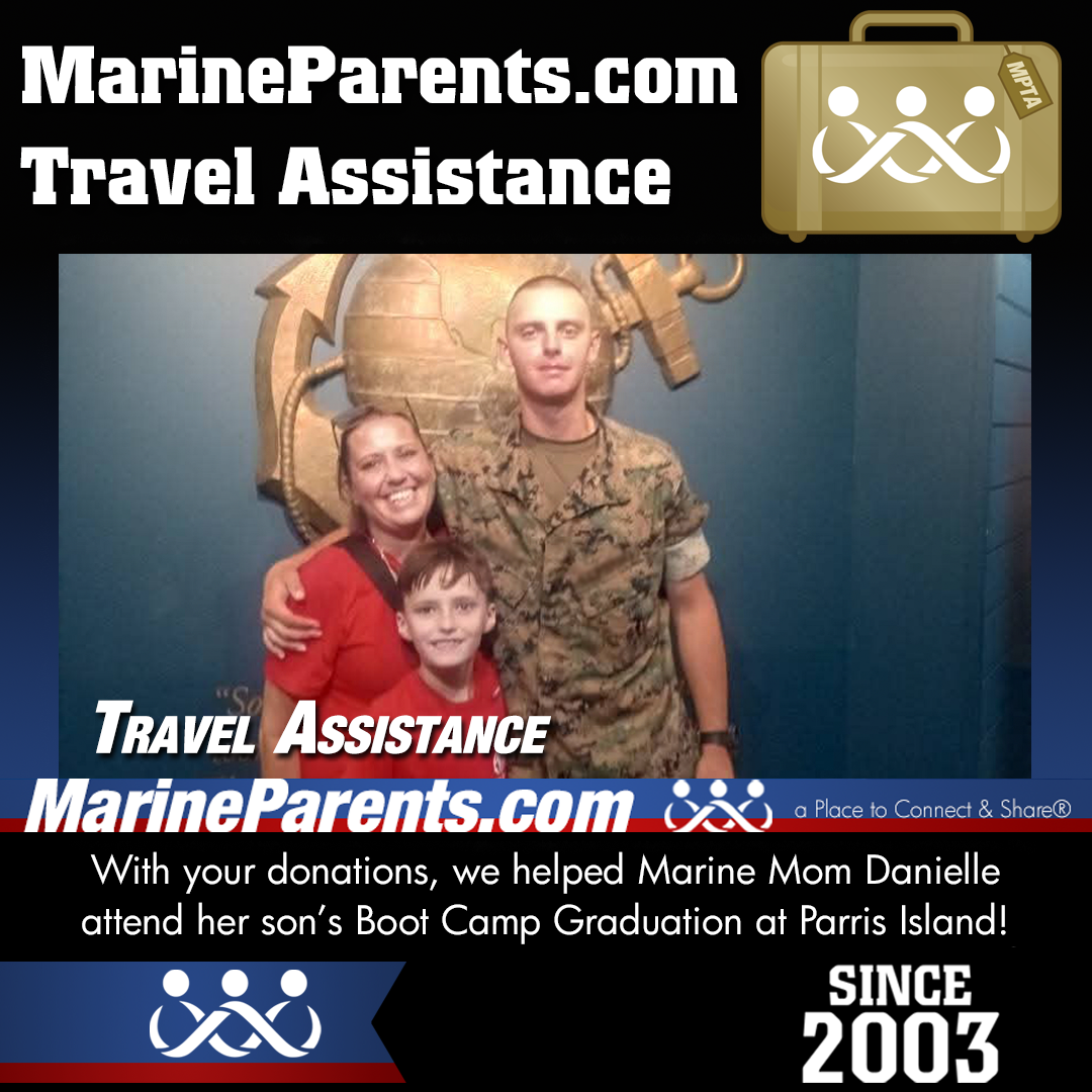 MPTA Helps Marine Mom, Danielle, Attend Graduation