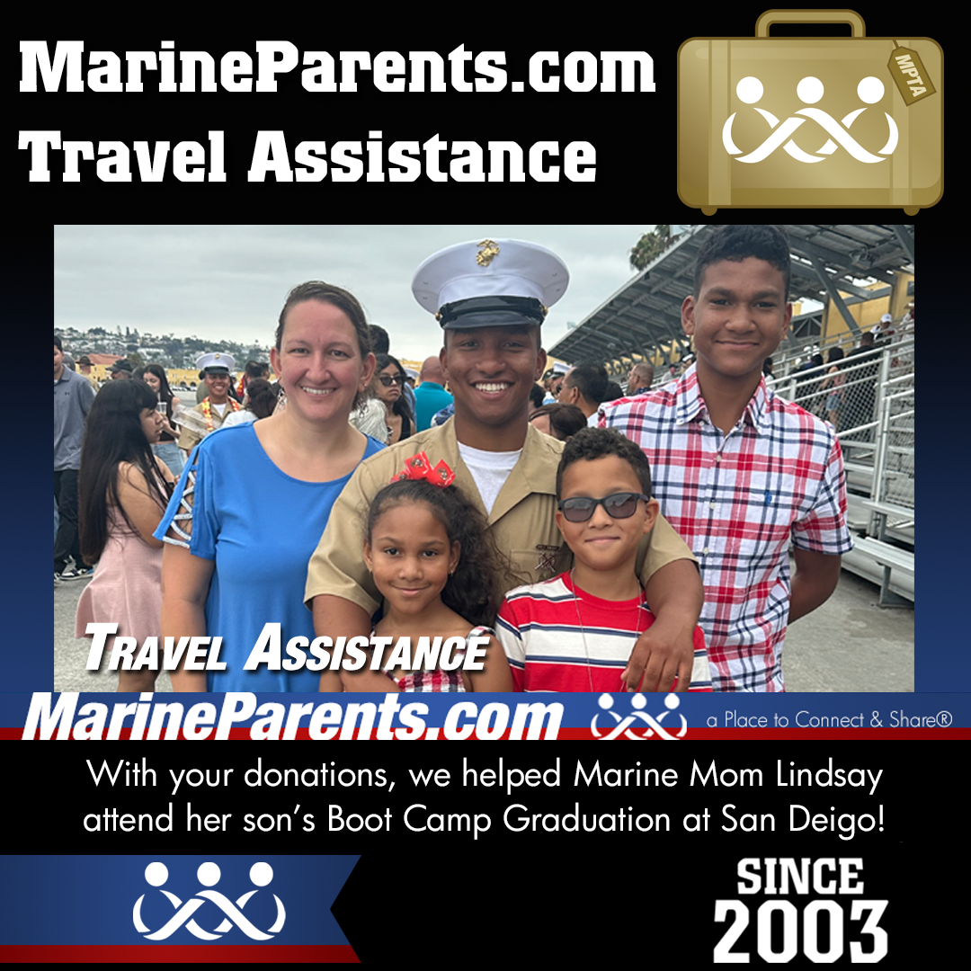 MPTA Helps Marine Mom, Lindsay, Attend Graduation