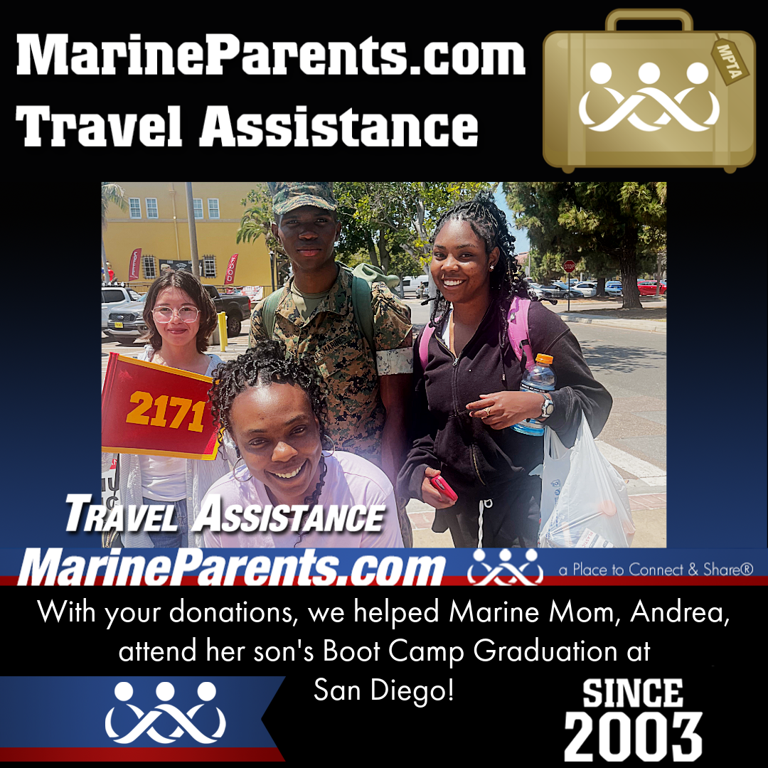 MPTA Helps Marine Mom, Andrea, Attend Graduation