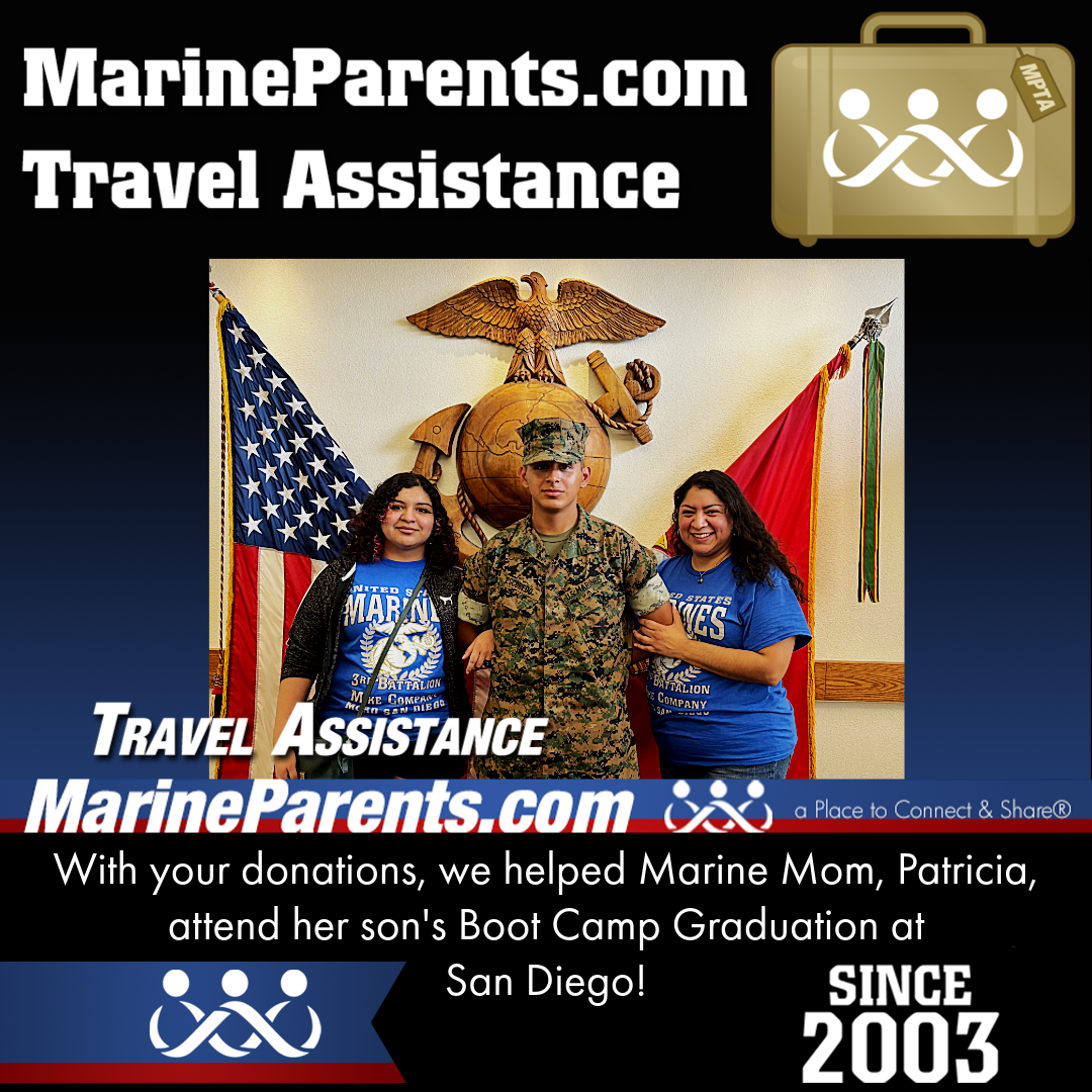 MPTA Helps Marine Mom, Patricia, Attend Graduation