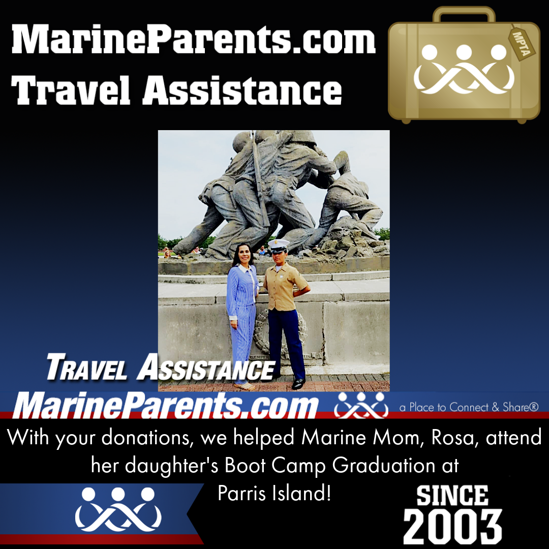 MPTA Helps Marine Mom, Rosa, Attend Graduation