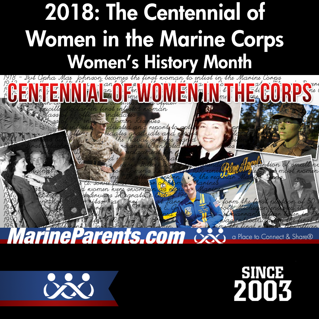 2018: 100 Years of Women in the Marine Corps