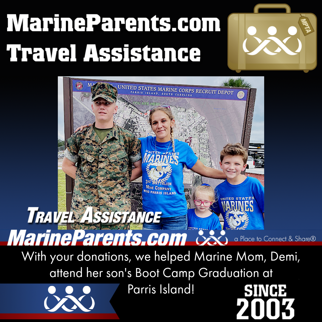 MPTA Helps Marine Mom, Demi, Attend Graduation