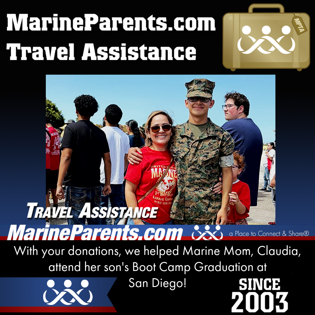 MPTA Helps Marine Mom, Claudia, Attend Graduation