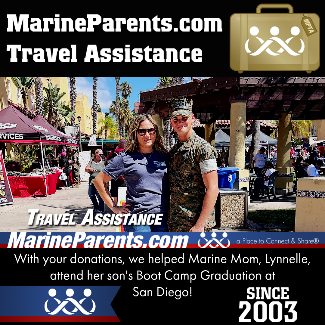 MPTA Helps Marine Mom Lynnelle, Attend Graduation
