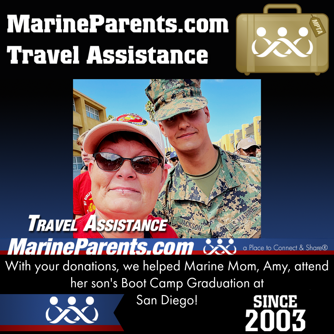 MPTA Helps Marine Mom, Amy, Attend Graduation
