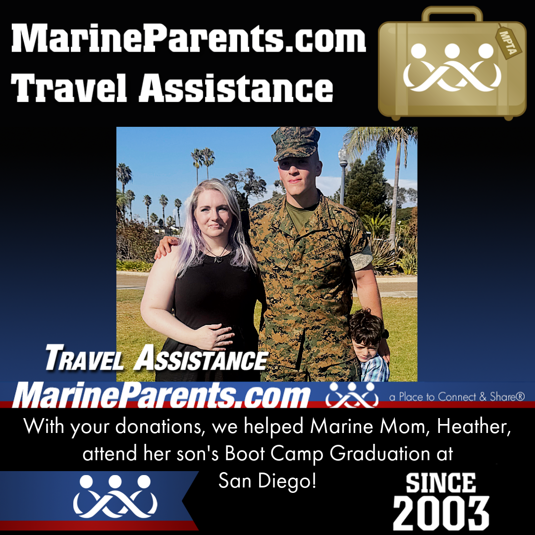 MPTA Helps Marine Mom, Heather, Attend Graduation