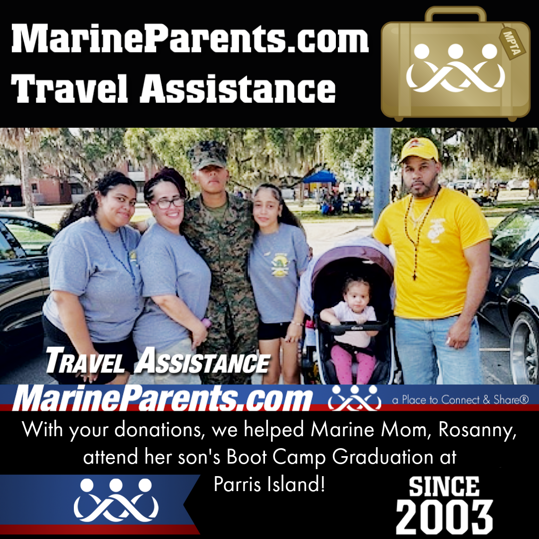 MPTA Helps Marine Mom, Rosanny, Attend Graduation
