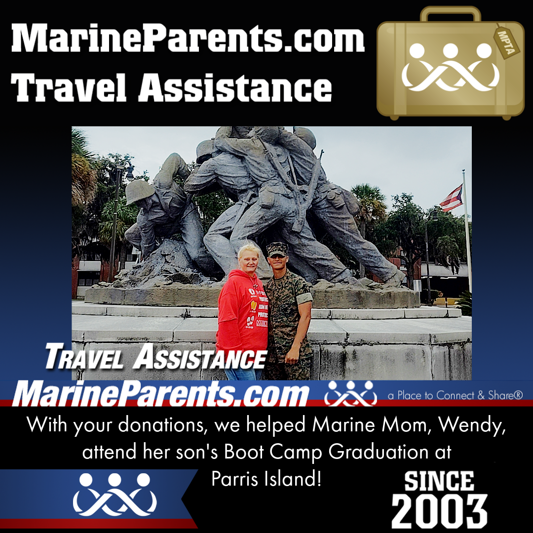 MPTA Helps Marine Mom Wendy, Attend Graduation