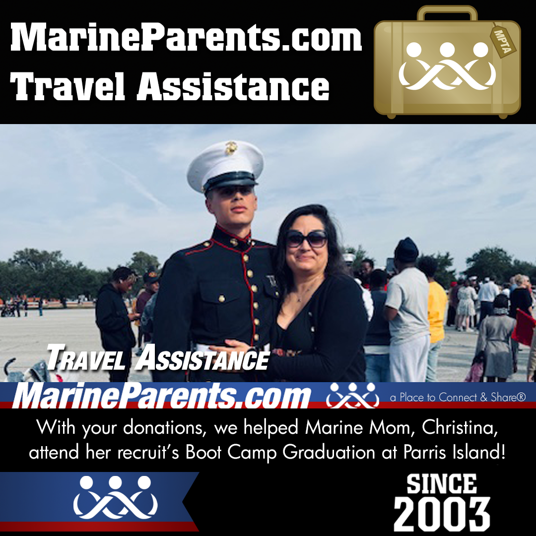 MPTA Helps Marine Mom, Christina, Attend Graduation