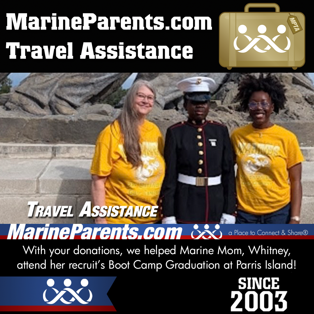 MPTA Helps Marine Mom, Whitney, Attend Graduation