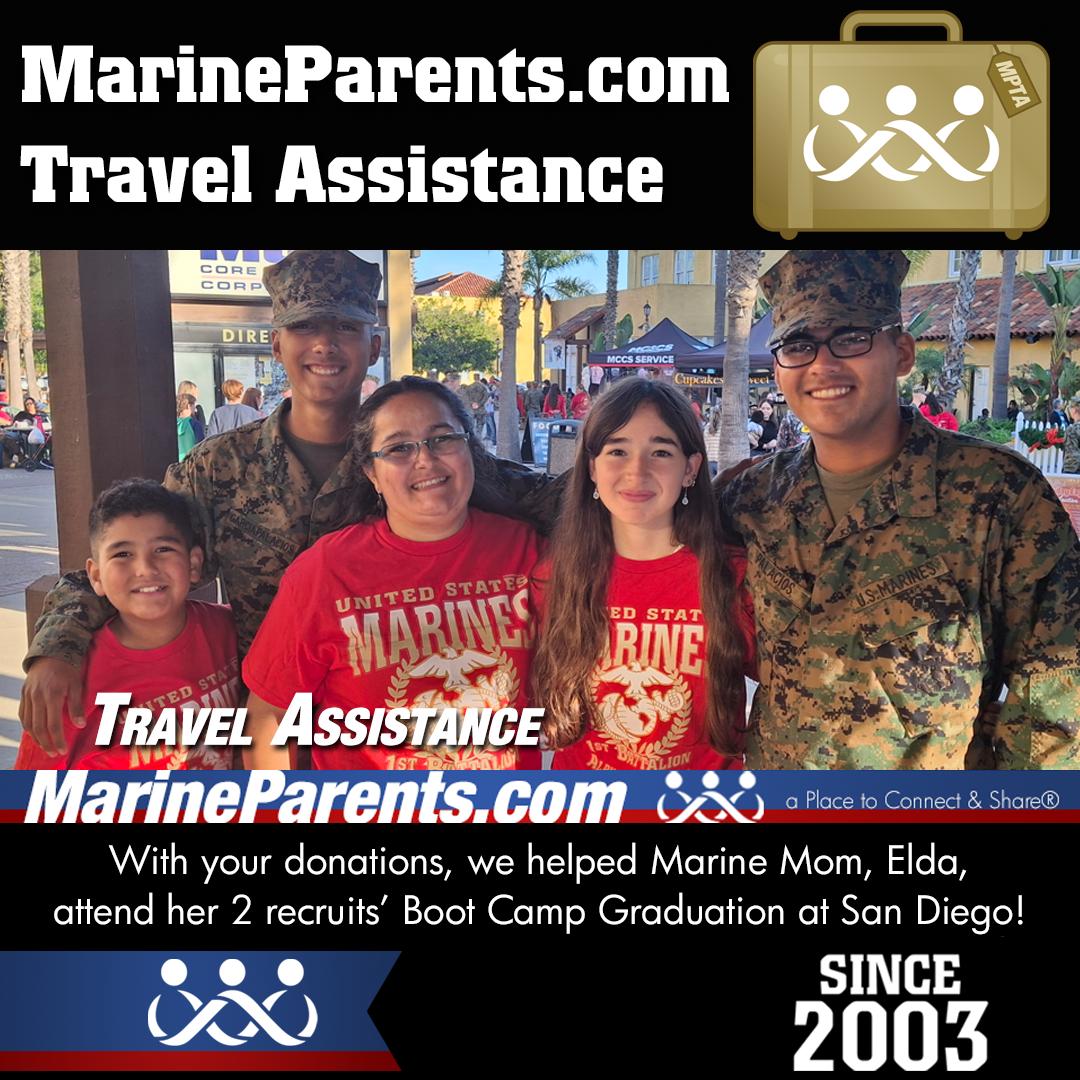 MPTA Helps Marine Mom, Elda, Attend Graduation