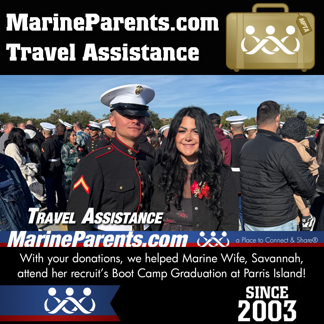 MPTA Helps Marine Spouse, Savannah, Attend Graduation
