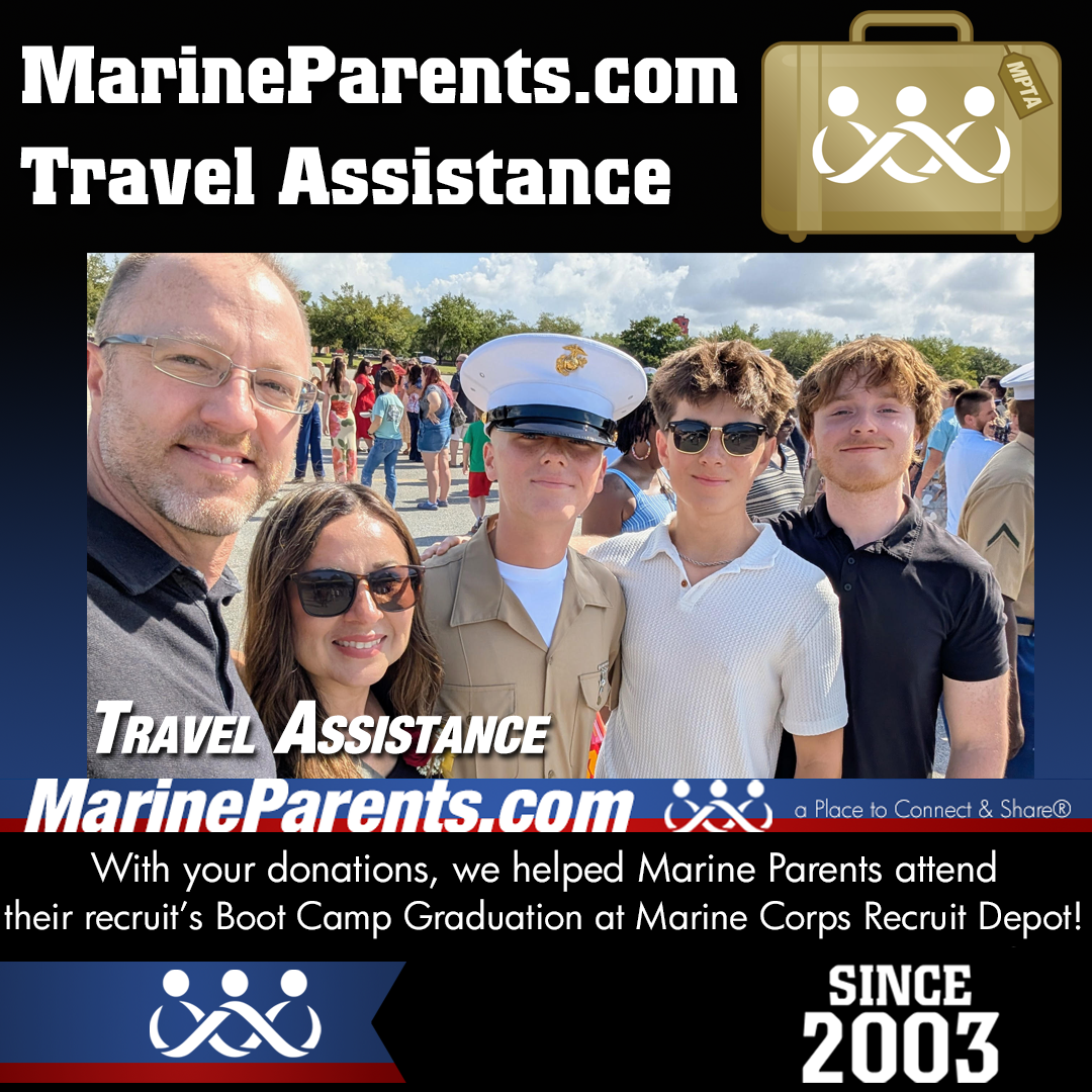 MPTA Helps Marine Parents, Andrew & Naomi, Attend Graduation