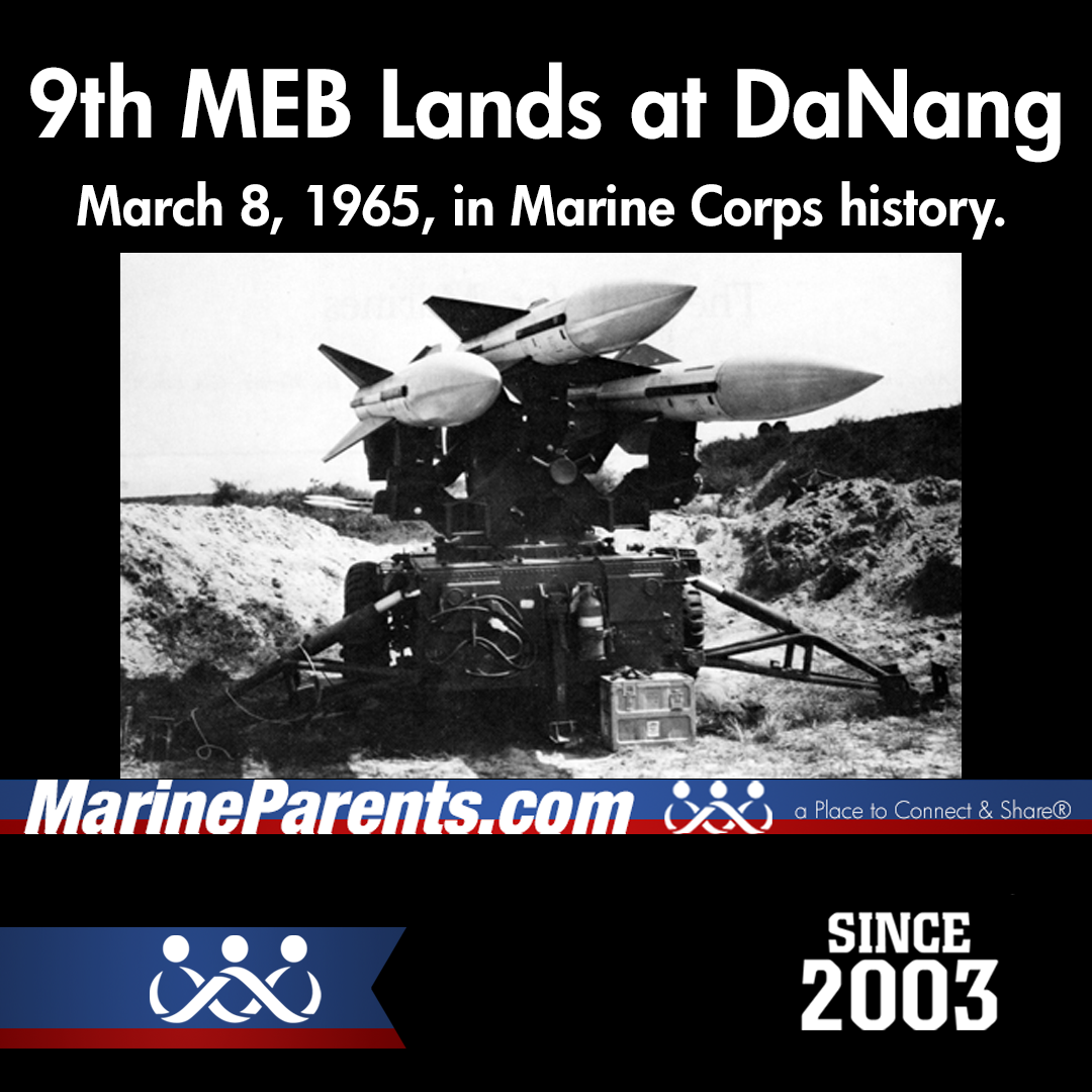 9th Marine Expeditionary Brigade Lands at DaNang