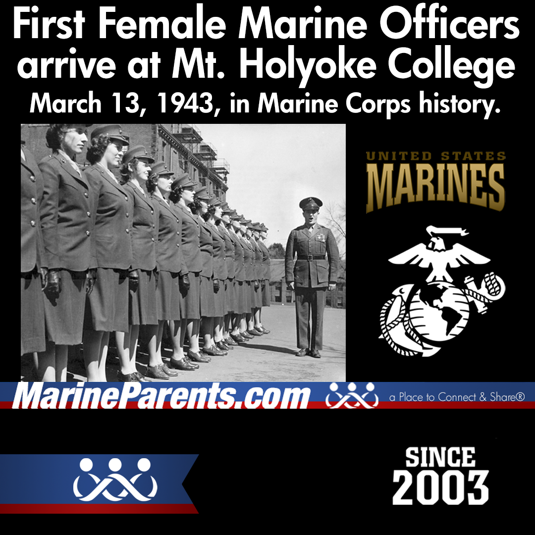 First Female Marine Officers Arrive at Mt. Holyoke College