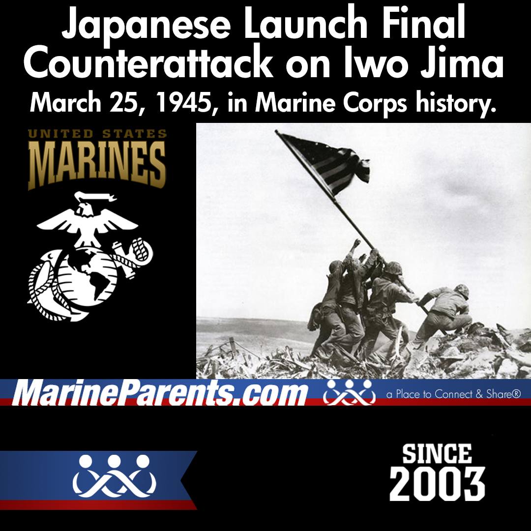 Japanese Launch Final Counterattack on Iwo Jima