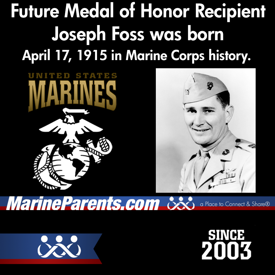 Joe Foss, Future Medal of Honor Recipient, is Born