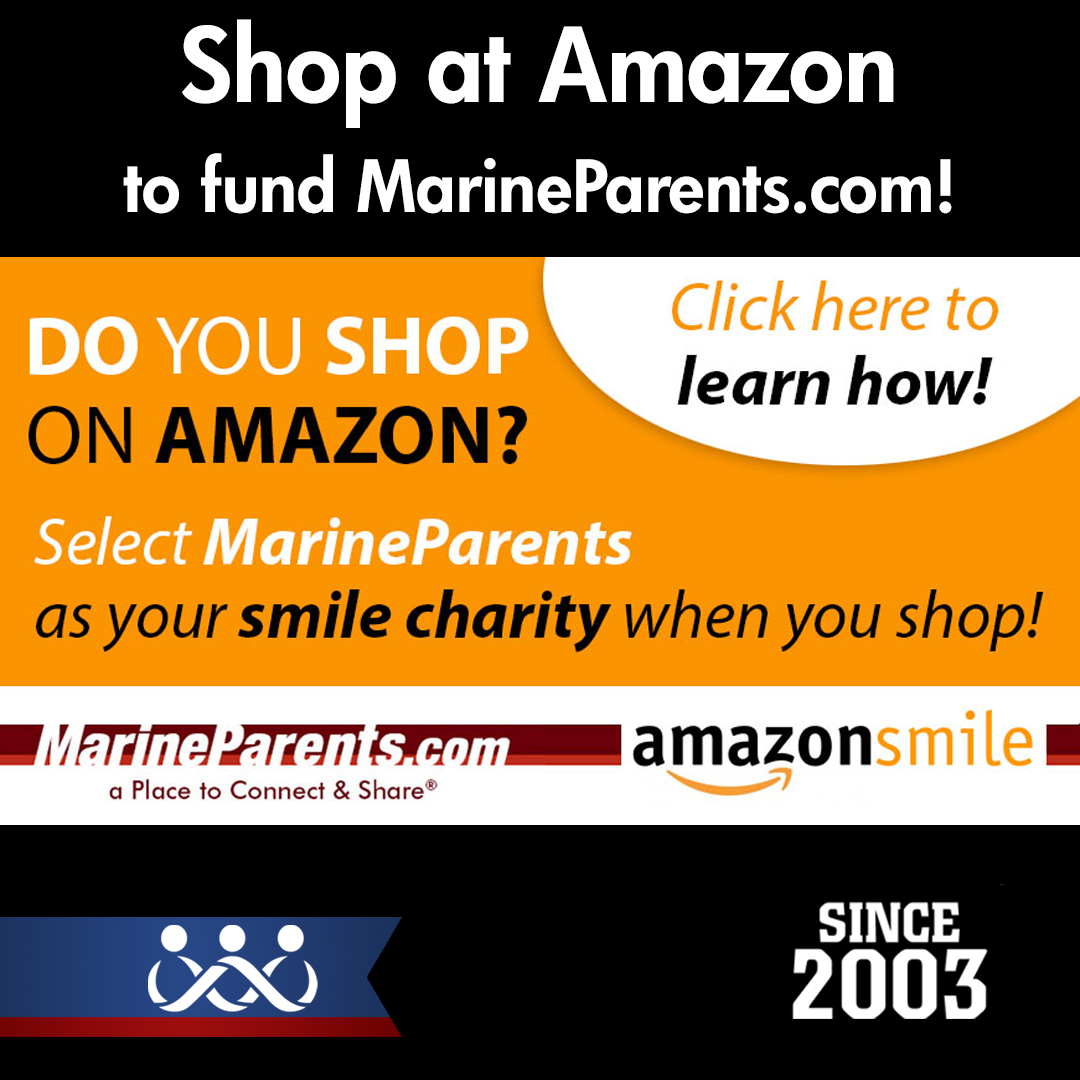Thank You for Choosing MarineParents.com on Amazon Smile!