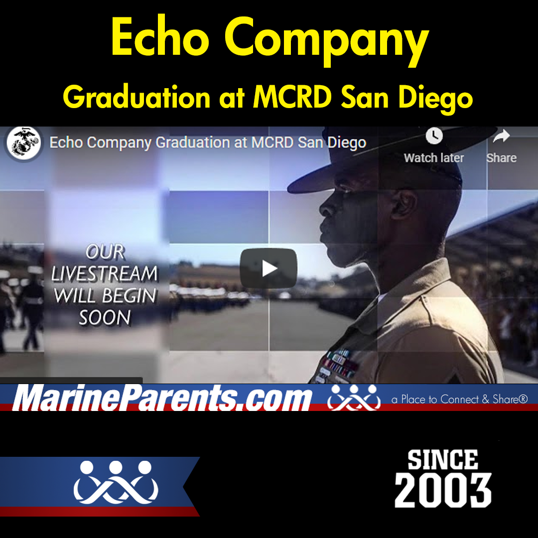 Echo Company San Diego Graduation