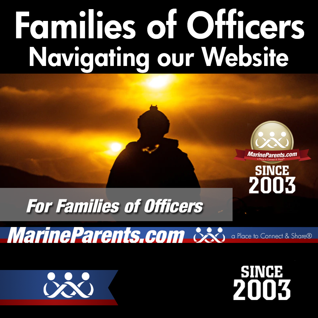 Officers on Marine Parents Website Map