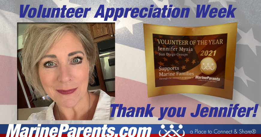 Congratulations Jennifer Myzia, Volunteer of the Year!