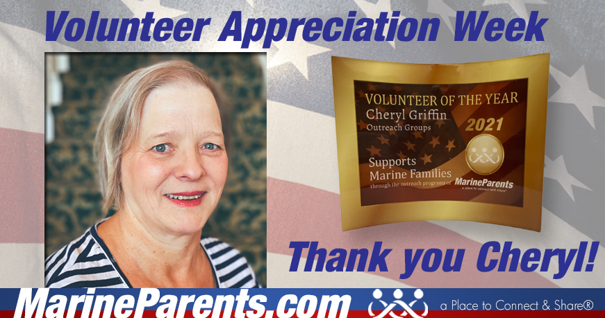 Mother of a Marine Veteran, Volunteer of the Year