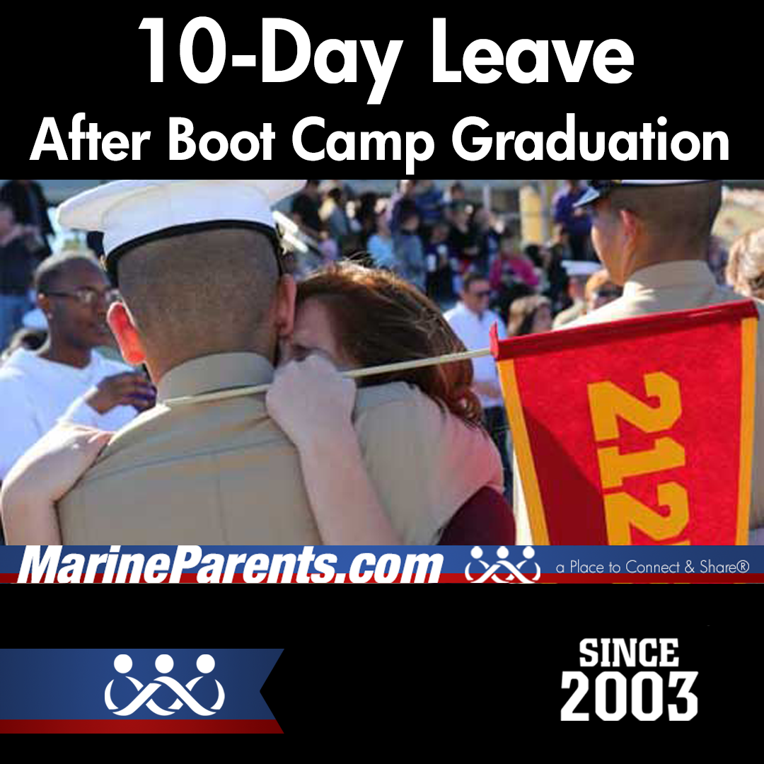 10-Day Leave After Boot Camp Graduation
