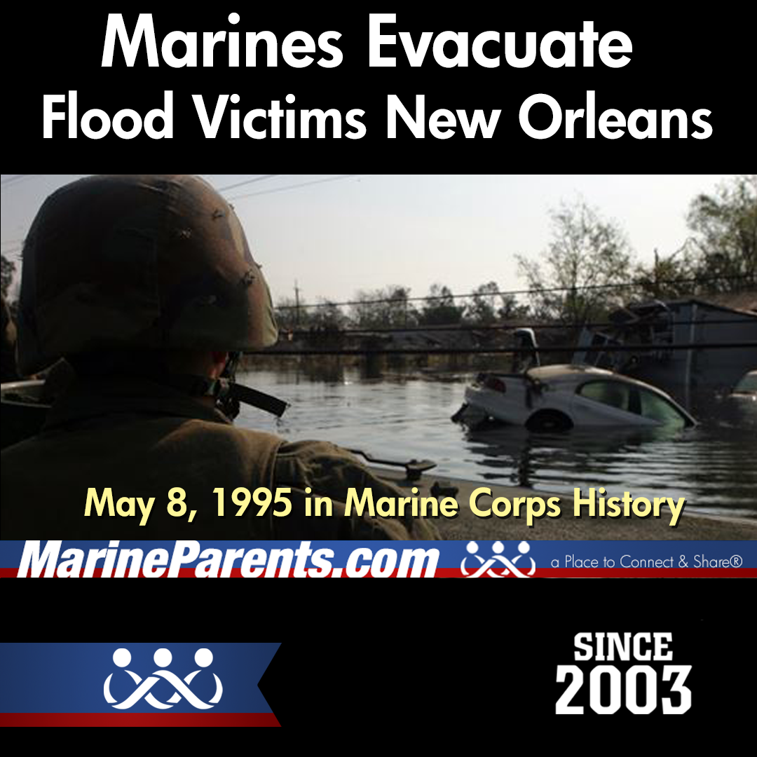 Marines Help Evacuate New Orleans Flood Victims