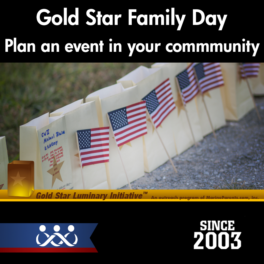 HOW TO HONOR GOLD STAR FAMILIES